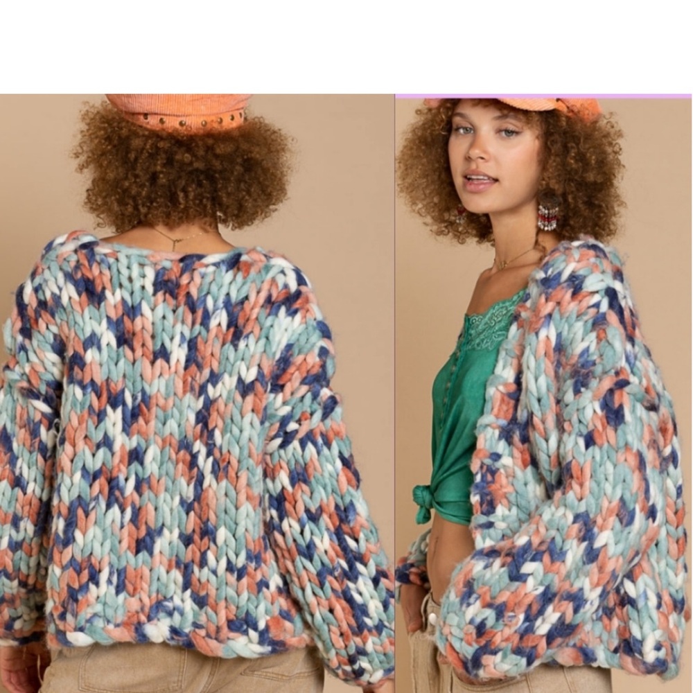 POL Handmade Chunky Cardigan - Picture 3 of 9